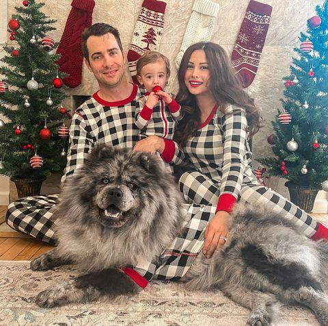 chief and his family celebrating christmas