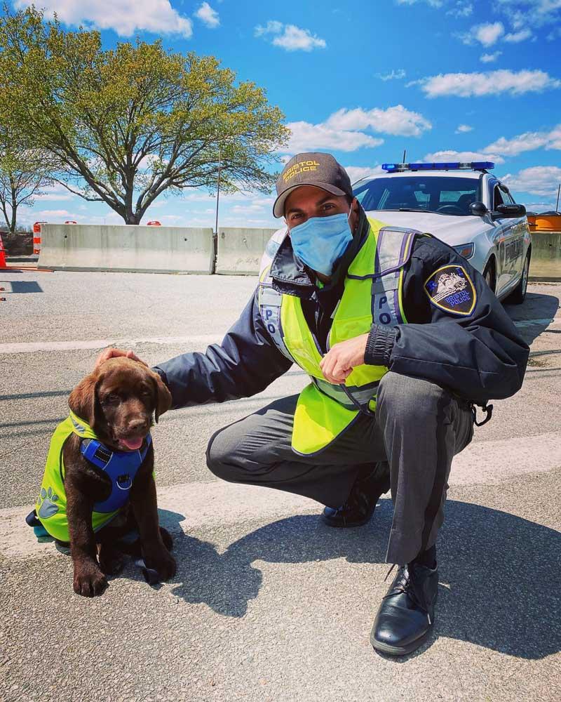 brody and police officer