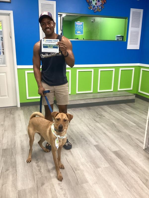 zion with his new dad